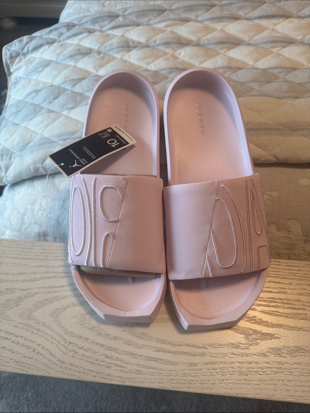 Jordan Slip-On Pool Slides - Pink